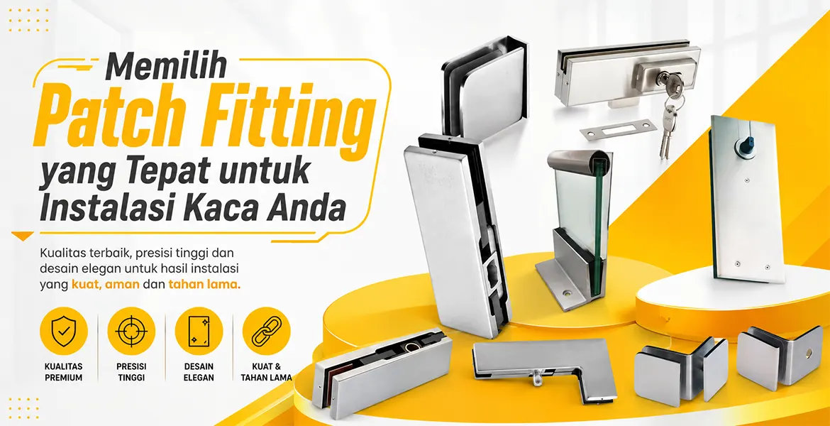 Jual Engsel Pintu Kaca | Jual Patch Fitting Kaca