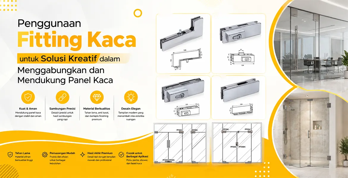 Jual Engsel Pintu Kaca | Jual Patch Fitting Kaca