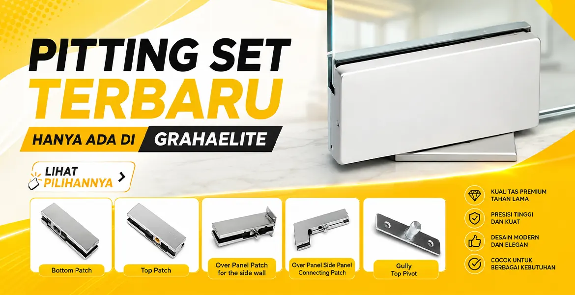Jual Engsel Pintu Kaca | Jual Patch Fitting Kaca