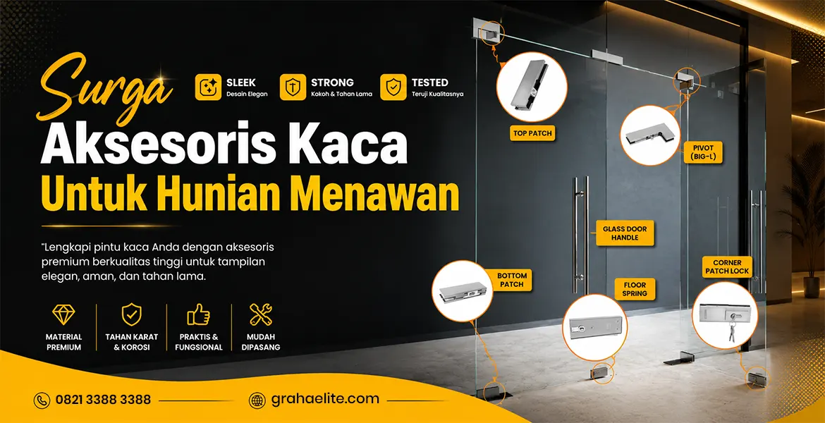 Jual Engsel Pintu Kaca | Jual Patch Fitting Kaca