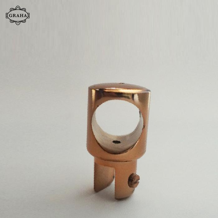Connector Penjepit Pipa ke Kaca 3/4 Inch GOLD/ROSE GOLD - Gold