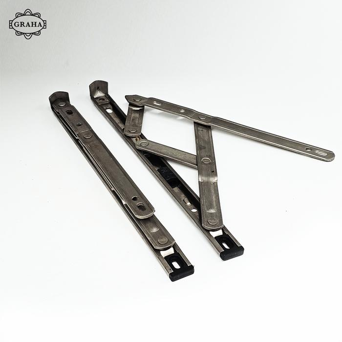 Engsel Casement Jendela Aluminium / Kayu Alpha 10 Inci