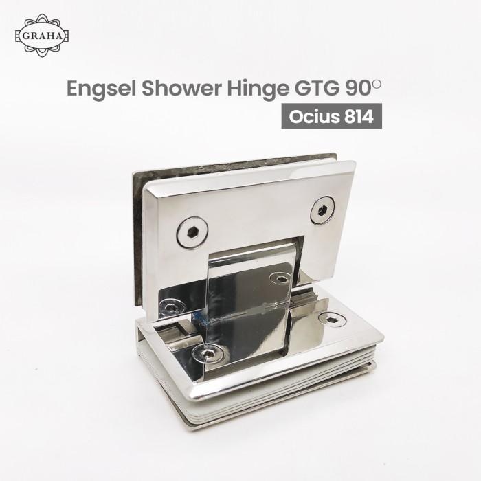 Engsel Shower Hinge Ocius 814 Glass to Glass 90 GOLD/ROSE GOLD - Gold