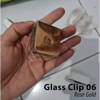 Glass Clip 06 Gold