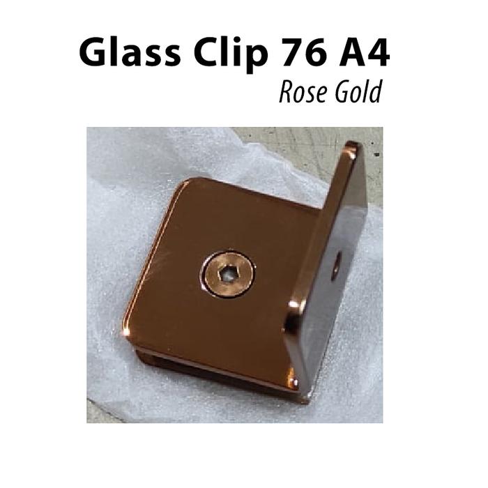 Glass Clip 76 A4 Rose Gold