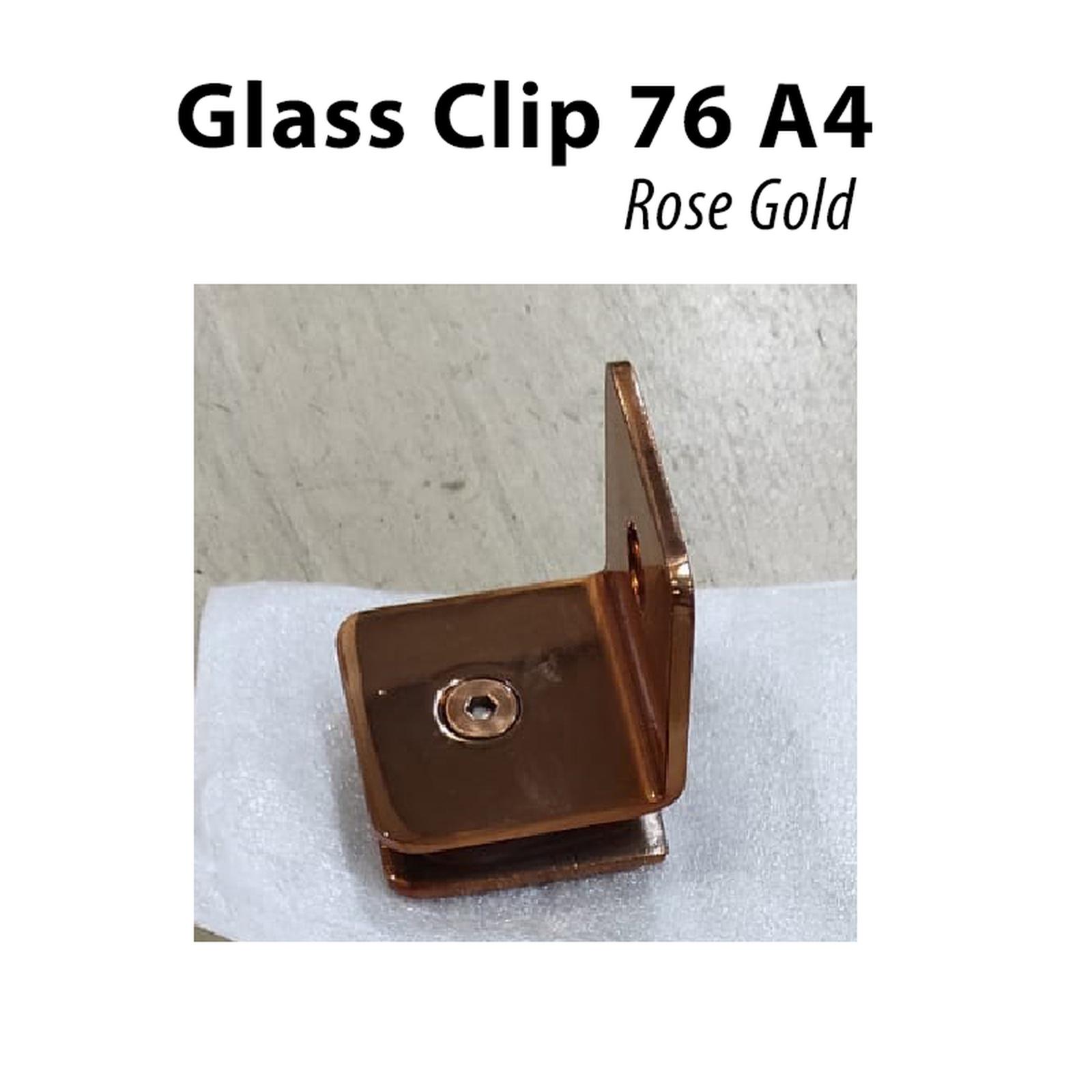 Glass Clip 76 A4 Rose Gold