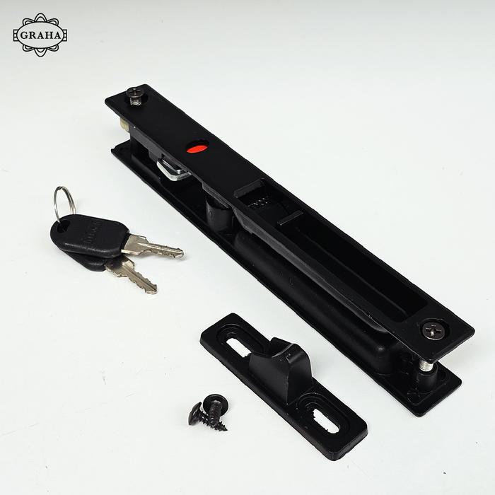 Kunci Tanam Lilian Inlock A6 Hitam Black