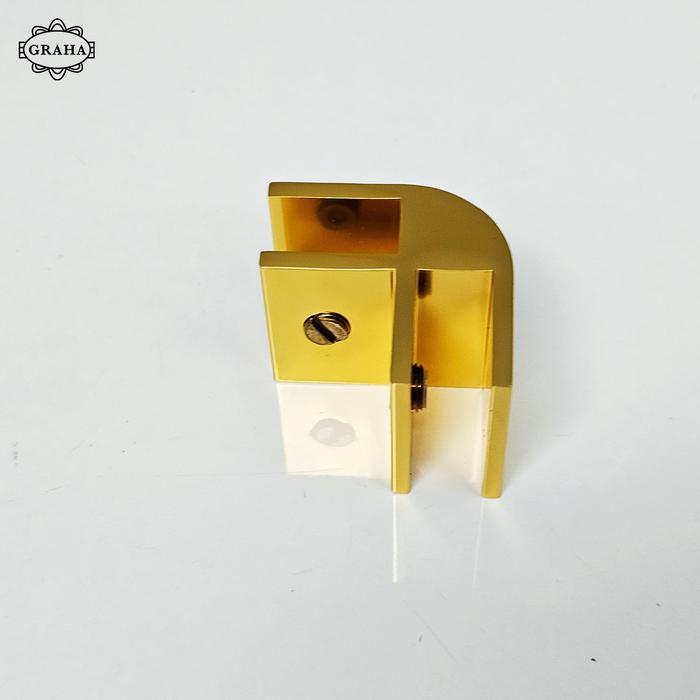 Penjepit Kaca ke Kaca Kaki Singapura L212 GD/2 Way Gold