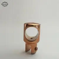 Connector Penjepit Pipa ke Kaca 3/4 Inch GOLD/ROSE GOLD - Gold