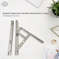 Engsel Casement Jendela Aluminium / Kayu | Hampton 10 Inci