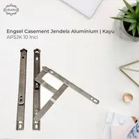 Engsel Casement Jendela Aluminium / Kayu APSJK 10 Inci