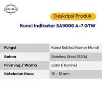 Kunci Grendel Indikator SA9000 A-7 GTW