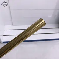 Pipa Bulat Stainless untuk Shower 3/4 Inci dan 1 Inci Chrome - Gold, 3m